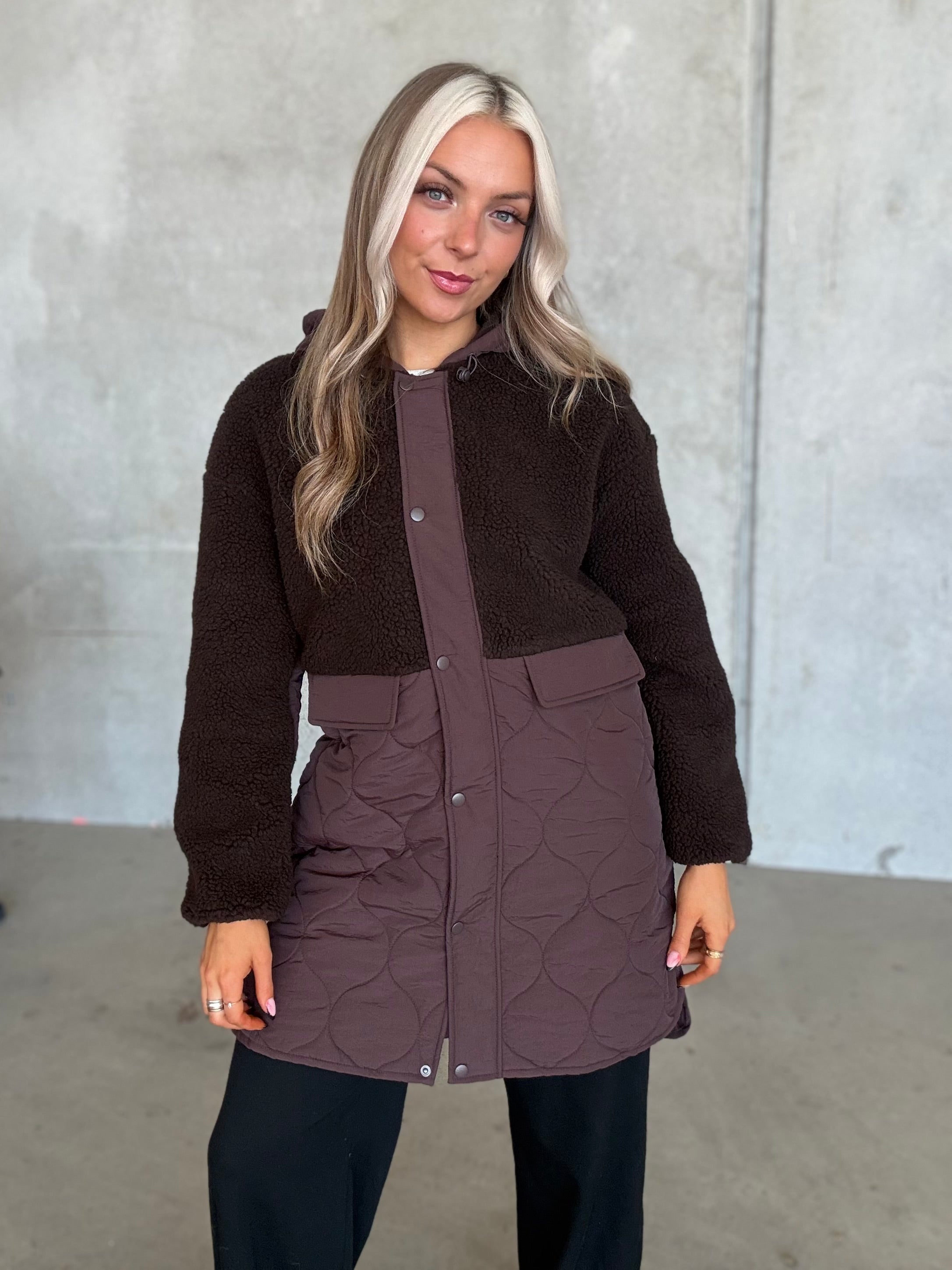 VITONE Coat - Coffee Bean
